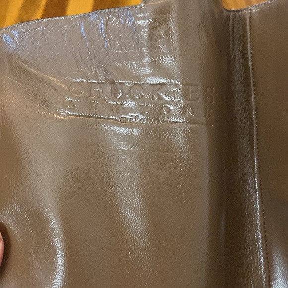 Chuckies Women’s Black Velvet Heeled Knee High Boots Size 37.5 - Picture 9 of 10